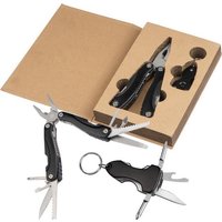 Livepac Office Schlüsselanhänger Werkzeugset bestehend aus Multitool mit Taschenmesser, Zange, Feile . von Livepac Office