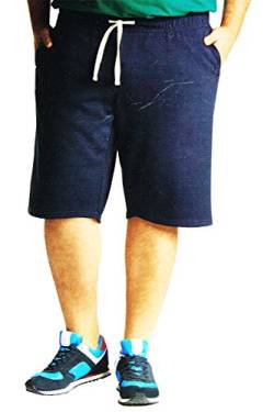 Livergy Herren Bermuda Sweat Shorts Kurze Hose Sommer Freizeit Übergröße (3XXL (64-66), Navy Blau) von Livergy