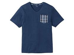 Livergy Herren Sommer-Pyjama Shorty Schlafanzug Pyjama Blau-Karo 2XL von Livergy