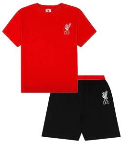Herren-Schlafanzug, offizielles Liverpool Football Club, kurz, rot, XL von Liverpool FC
