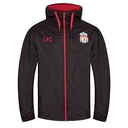 Liverpool FC - Herren Wind- und Regenjacke - Offizielles Merchandise - Geschenk für Fußballfans - Schwarz - XL von Liverpool FC