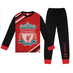 Liverpool FC - Jungen Schlafanzug mit Sublimationsdruck - Offizielles Merchandise - Geschenk für Fußballfans - Rot/Schwarz - 5-6 Jahre von Liverpool FC