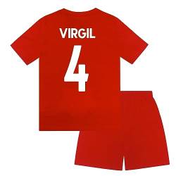 Liverpool FC - Kinder Schlafanzug-Shorty - Offizielles Merchandise - Geschenk für Fußballfans - Rot Virgil - 12-13 Jahre von Liverpool FC