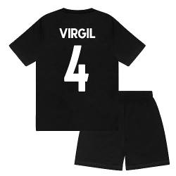 Liverpool FC - Kinder Schlafanzug-Shorty - Offizielles Merchandise - Geschenk für Fußballfans - Schwarz Virgil - 10-11 Jahre von Liverpool FC