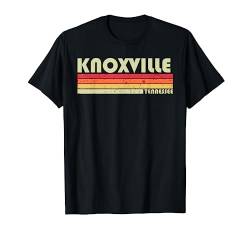KNOXVILLE TN TENNESSEE Funny City Home Roots Gift Retro 80s T-Shirt von Living Born In Proud Vintage Sports US 90s Present