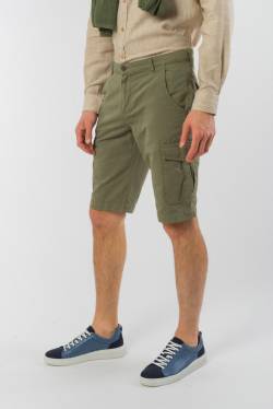 Bermudas mit Cargo Taschen aus Leinen & Bio Baumwolle, Leinen & Hanf von Living Crafts