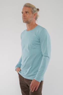JAMES Premium Langarm-Shirt aus Bio Baumwolle, Baumwolle von Living Crafts