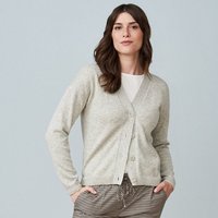 LIVING CRAFTS Cardigan LENA Edler Materialmix von Living Crafts