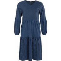 LIVING CRAFTS Jerseykleid Living Crafts Bio-Damen-Kleid 'Philippa' mit V-Aus von Living Crafts