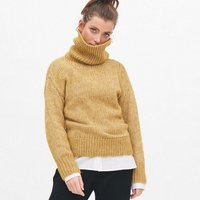 LIVING CRAFTS Strickpullover NAVA Kostbarer Mix aus Bio-Baumwolle, Alpaka-Wolle und Wolle von Living Crafts