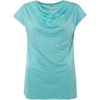 LIVING CRAFTS T-Shirt GILKA Raffiniert verspielter Wasserfallausschnitt von Living Crafts