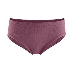 Living Crafts - Jade | Taillen-Slip - Hochwertiges Feinripp, ohne irritierende Seitennähte, elastischer Bund, formstabiles Beinausschnitt, Bio-Baumwolle (36/38, Dark Rose) von Living Crafts