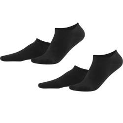 Living Crafts Sneaker-Socken, 2er-Pack 39-42, black von Living Crafts