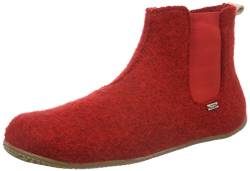 Living Kitzbühel Jungen Unisex-Kinder Chelsea Boot Hohe Hausschuhe, Rot (rot 350), 28 EU von Living Kitzbühel