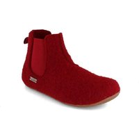 Living Kitzbühel Kinder Chelsea Boots, dark cherry, hüttenschuhe, mädchen, junge Hausschuh antibakteriell von Living Kitzbühel