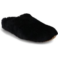 Living Kitzbühel Lammfell Pantoffeln Damen, schwarz, winter Hausschuh bakterienhemmend von Living Kitzbühel