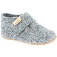 Living Kitzbühel Living Kitzbühel Babyklettschuh Filz unifarben Circular Grey Slipper von Living Kitzbühel