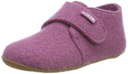 Living Kitzbühel Unisex Baby Babyklettschuh Filz unifarben Hausschuhe, Pink (iris 0371), 20 EU von Living Kitzbühel