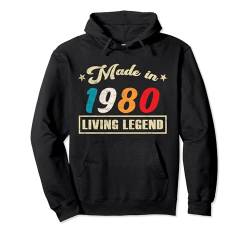 Made in 1980 Original Vintage Birthday Limited Edition Pullover Hoodie von Living Legend Birthday Original Vintage Made in