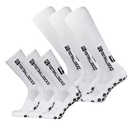 Lixada Fußballsocken Herren atmungsaktiv Anti-Rutsch mit Grip und Noppen,Erwachsene Kinder Unisex Outdoor-Sport-Laufsocken Kompressionsstretch-Socken Sportliche Fußball-Socken,3 Paar（39-46） von Lixada