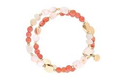 Lizas Schmuckarmband "rosa" Armband Perlenarmband verschiedene Modelle (rose apricot) von Lizas