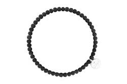 Lizas Schmuckarmband schwarz Perlenarmband Armband verschiedene Modelle (schwarz dünn) von Lizas