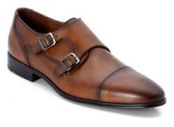 Slipper LLOYD "MAILAND" Gr. 12, braun (cognac, used) Herren Schuhe Business-Slipper Monkschuh Schnallenschuh Business von Lloyd