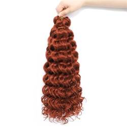 18 24 Zoll Lange Wasser Welle Synthetische Häkeln Haar Ombre Afrikanische Lockige Geflochtene Haarverlängerungen Frauen Welle Haar von Lmtossey