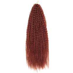 20-28 Zoll afrikanisches lockiges Häkeln geflochtenes Haar Ombre geflochtene Haarverlängerungen Frauenhaar von Lmtossey