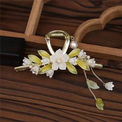 Chinesische Stil Blume Quaste Haar Clip Hanfu Stil Haarnadel Haar Klaue Perle Clip Frauen Mädchen Haar Styling Werkzeuge von Lmtossey