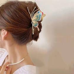 Koreanische Perle Quaste Haar Clip Frauen Kristall Einfache Haar Klaue Clip Clips Mädchen Haarnadel Haar Zubehör von Lmtossey