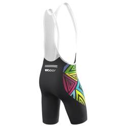 Lo.gas Herren Radfahren Bib Shorts, Radfahren Shorts für Männer Gel gepolstert mit Taschen, Road Shorts atmungsaktiv Farbblockierung,Grau,XL von Lo.gas