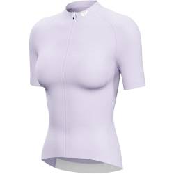 Lo.gas Radtrikot Damen Kurzarm,Fahrradtrikot Rennrad Trikot Atmungsaktiv Frauen Fahrrad Shirt Sommer Fahrradjacke Radfahren Top Mit 3 Taschen XL Lila von Lo.gas