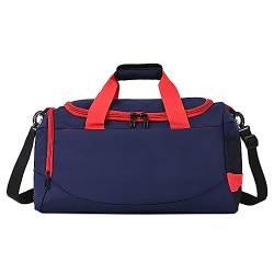 32-l-Sporttasche für Männer und Frauen, Reisetaschen mit Schuhfach und Verstellbarem Riemen, Getrennte Gepäcktaschen für Trocken und Nass,D von LoKori