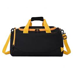 32-l-Sporttasche für Männer und Frauen, Reisetaschen mit Schuhfach und Verstellbarem Riemen, Getrennte Gepäcktaschen für Trocken und Nass,F von LoKori