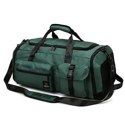 65-Liter-Reisetasche, Multifunktionale, Große Weekender-Handgepäcktasche, 3-in-1-Sport-Sporttasche mit Fach für Schuhe und Nasse Kleidung,E von LoKori