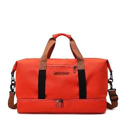 Reisetasche für Männer und Frauen, 32 L, Faltbare Reisetasche mit Schuhfach, Sporttasche für Camping, Fitnessstudio, Wochenendtasche,E von LoKori