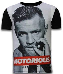 McGregor Notorious - Digital Strass T- Shirt - Schwarz von Local Fanatic