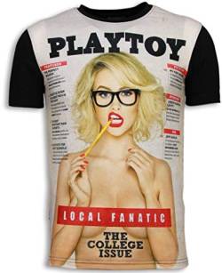 Playtoy The College Issue - Strass T- Shirt - Schwarz von Local Fanatic