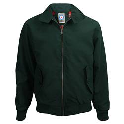 Location Harrington-Jacke mit Schottenmuster, dunkelgrün, XL von Location