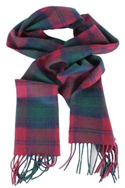 Gebürstet), langer Schal aus Lammwolle, Karomuster, Premium-Qualität in Auswahl von Tartans von Lochcarron of Scotland