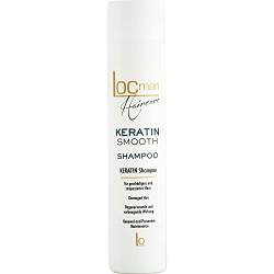 LOCMAN Keratin Smooth Shampoo - 300ml - Belebt mit der Keratin-Formel und verhilft zu einem gesunden Haar. (300ml) von Locman