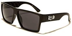 Locs 8LOC91105-BK Sonnenbrille Hypster Urban Poker Rapper, Mode für Damen und Herren von Locs