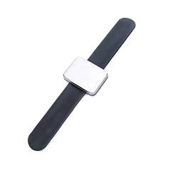 Verstellbares magnetisches Pin-Armband, selbstklebend, Magnetplatte, für Haarstyling-Clip, Schwarz von Lodokdre
