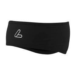 LÖFFLER Unisex Mono Headband Flaps Stirnband, Black, Einheitsgröße von Löffler