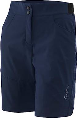 Löffler Fahrrad-Shorts für Damen, Comfort Stretch Light MTB, dunkelblau, 38 von Löffler