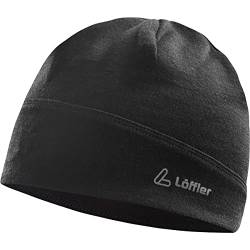 Löffler Merino Mütze, Black, ONE Size von Löffler