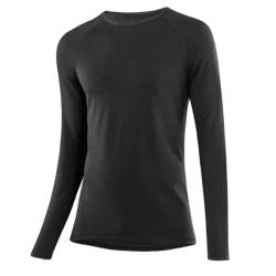 Löffler Transtex Merino L/S Shirt M Herren (Schwarz 48 D) Fitnessbekleidung von Löffler