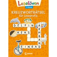 Leselöwen Kreuzworträtsel für Erstleser - 2. Klasse (Orange) von Loewe Verlag