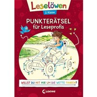 Leselöwen Punkterätsel für Leseprofis - 2. Klasse (Rot) von Loewe Verlag